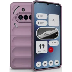 Coque arrière en silicone Phonesta GripShell pour Nothing Phone (3a) - Violet