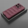 Coque arrière en silicone Phonesta GripShell pour Motorola Edge 60 Pro - Bordeaux 6