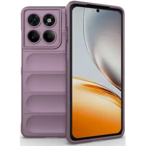 Coque arrière en silicone Phonesta GripShell pour Motorola Edge 60 Pro - Violet