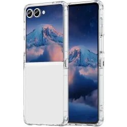 Coque arrière Phonesta HybridAir pour Samsung Galaxy Z Flip 7 - Transparent