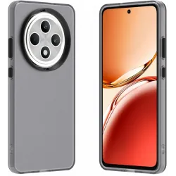 Coque arrière Phonesta HardFrost pour Oppo Reno12 F/Reno12 FS - Noir mat