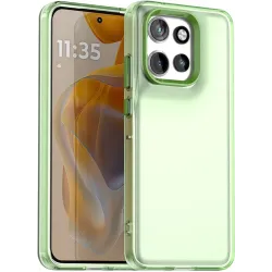 Coque arrière Phonesta HardFrost pour Motorola Edge 60 Neo/Edge 50 Neo / ThinkPhone 25 - Vert mat