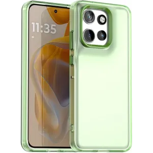 Coque arrière Phonesta HardFrost pour Motorola Edge 60 Neo/Edge 50 Neo / ThinkPhone 25 - Vert mat