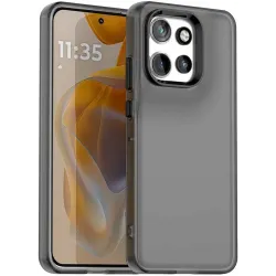 Coque arrière Phonesta HardFrost pour Motorola Edge 60 Neo/Edge 50 Neo / ThinkPhone 25 - Noir mat