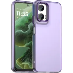 Coque arrière Phonesta HardFrost pour Motorola Moto G35 - Violet mat