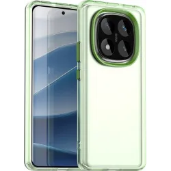 Coque arrière Phonesta HardFrost pour Xiaomi Redmi Note 14 Pro 5G / Xiaomi Poco X7 - Vert mat
