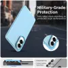 Coque arrière Phonesta HardFrost pour Samsung Galaxy S25 Edge - Bleu mat 3