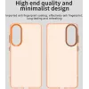 Coque arrière Phonesta HardFrost pour Samsung Galaxy S25 Edge - Orange mat 2