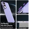 Coque arrière Phonesta HardFrost pour Samsung Galaxy S25 Edge - Violet mat 4