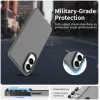 Coque arrière Phonesta HardFrost pour Samsung Galaxy S25 Edge - Noir mat 3