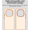 Coque arrière Phonesta HardFrost pour Xiaomi Redmi Note 14 Pro 4G - Orange mat 3
