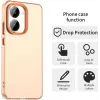 Coque arrière Phonesta HardFrost pour Xiaomi Poco X7 Pro - Orange mat 2