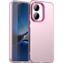 Coque arrière Phonesta HardFrost pour Xiaomi Poco X7 Pro - Rose mat