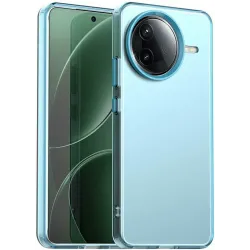 Coque arrière Phonesta HardFrost pour Xiaomi Poco F7 Pro - Bleu mat