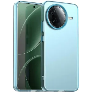 Coque arrière Phonesta HardFrost pour Xiaomi Poco F7 Pro - Bleu mat