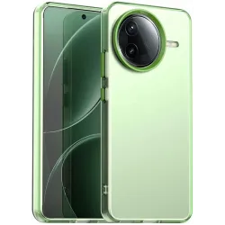 Coque arrière Phonesta HardFrost pour Xiaomi Poco F7 Pro - Vert mat