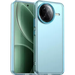 Coque arrière Phonesta HardFrost pour Xiaomi Poco F7 Ultra - Bleu mat