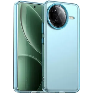 Coque arrière Phonesta HardFrost pour Xiaomi Poco F7 Ultra - Bleu mat