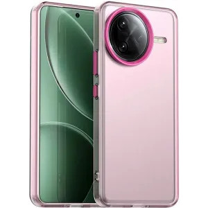 Coque arrière Phonesta HardFrost pour Xiaomi Poco F7 Ultra - Rose mat