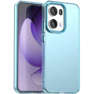 Coque arrière Phonesta HardFrost pour Oppo Reno13 Pro - Bleu mat