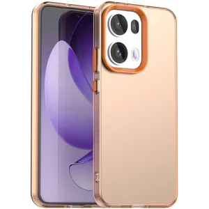 Coque arrière Phonesta HardFrost pour Oppo Reno13 Pro - Orange mat