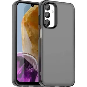 Coque arrière Phonesta HardFrost pour Samsung Galaxy M55 - Noir mat