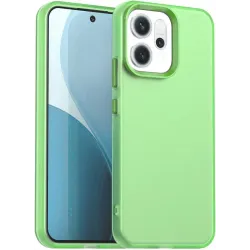 Coque arrière Phonesta HardFrost pour Oppo Reno14 F/FS - Vert mat