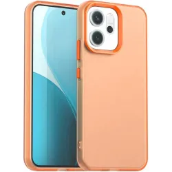 Coque arrière Phonesta HardFrost pour Oppo Reno14 F/FS - Orange mat