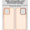 Coque arrière Phonesta HardFrost pour Oppo Reno14 F/FS - Orange mat 3