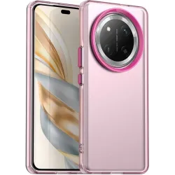 Coque arrière Phonesta HardFrost pour HONOR Magic7 Lite - Rose mat