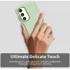 Coque arrière Phonesta HardFrost pour Samsung Galaxy S25 FE - Vert mat 4