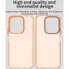 Coque arrière Phonesta HardFrost pour Xiaomi Redmi 15C / Xiaomi Poco C85 - Orange mat 3