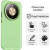 Coque arrière Phonesta HardFrost pour HONOR Magic8 Lite - Vert mat 4