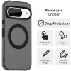 Coque arrière Phonesta HardFrost avec MagSafe pour Google Pixel 9 - Noir mat 3