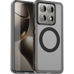 Coque arrière Phonesta HardFrost avec MagSafe pour Xiaomi 14T - Noir mat