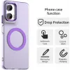 Coque arrière Phonesta HardFrost avec MagSafe pour Motorola Moto G35 - Violet mat 2