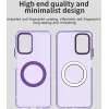 Coque arrière Phonesta HardFrost avec MagSafe pour Motorola Moto G35 - Violet mat 6