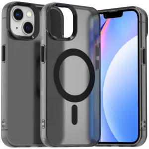 Coque arrière Phonesta HardFrost avec MagSafe pour Apple iPhone 15 Plus/14 Plus - Noir mat