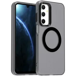 Coque arrière Phonesta HardFrost avec MagSafe pour Samsung Galaxy A16 - Noir mat