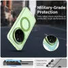 Coque arrière Phonesta HardFrost avec MagSafe pour HONOR Magic7 Pro - Vert mat 2