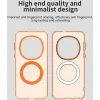 Coque arrière Phonesta HardFrost avec MagSafe pour HONOR Magic7 Pro - Orange mat 6
