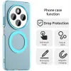 Coque arrière Phonesta HardFrost avec MagSafe pour Xiaomi Redmi 14C / Xiaomi Poco C75 - Bleu mat 3
