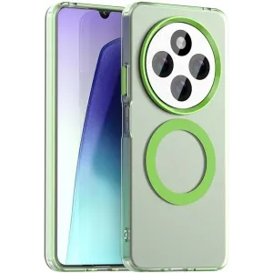 Coque arrière Phonesta HardFrost avec MagSafe pour Xiaomi Redmi 14C / Xiaomi Poco C75 - Vert mat