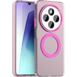 Coque arrière Phonesta HardFrost avec MagSafe pour Xiaomi Redmi 14C / Xiaomi Poco C75 - Rose mat