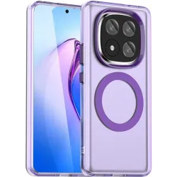 Coque arrière Phonesta HardFrost avec MagSafe pour Xiaomi Redmi Note 14 Pro Plus - Violet mat