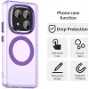 Coque arrière Phonesta HardFrost avec MagSafe pour Xiaomi Redmi Note 14 Pro Plus - Violet mat 2