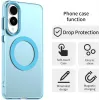 Coque arrière Phonesta HardFrost avec MagSafe pour Samsung Galaxy S25 Edge - Bleu mat 1