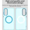 Coque arrière Phonesta HardFrost avec MagSafe pour Samsung Galaxy S25 Edge - Bleu mat 2