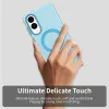Coque arrière Phonesta HardFrost avec MagSafe pour Samsung Galaxy S25 Edge - Bleu mat 5