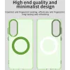 Coque arrière Phonesta HardFrost avec MagSafe pour Samsung Galaxy S25 Edge - Vert mat 2